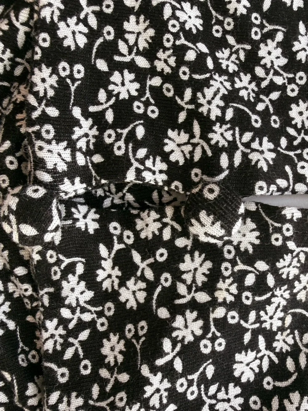Free People Check It Mini Dress NWT Size M Black White Ditsy Floral Open Back - Picture 11 of 12